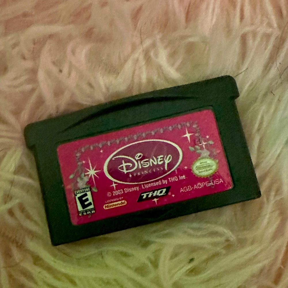 Disney Princess Gameboy Advance Game